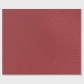 Rood kunstleder cadeaupapier (Vlak)