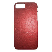 Rood kunstleder Case-Mate iPhone case (Achterkant)