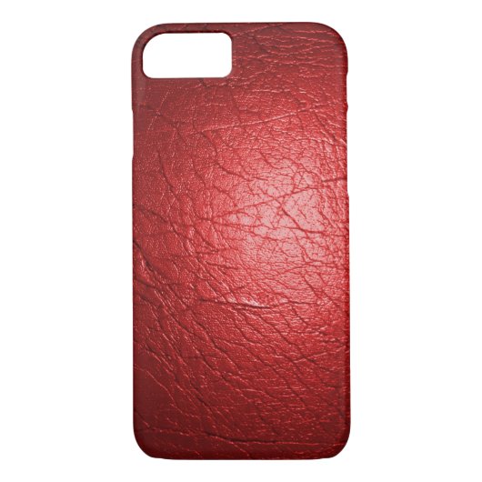 Rood kunstleder Case-Mate iPhone case (Achterkant)