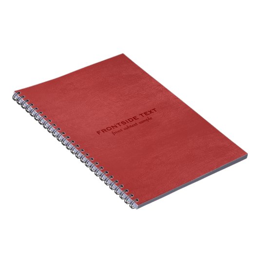 Rood kunstleder  Kijk naar zeer Multomap Notitieboek (Rechterzijde)