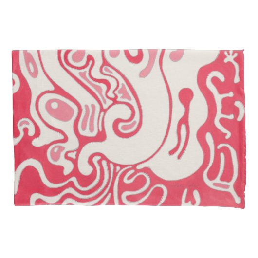 Rood Kussensloop (Voorkant-Links)