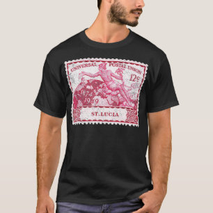 Rood kwik stempel verzamelaar filatelist gif t-shirt