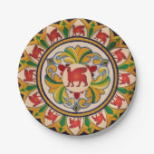 Rood Lamassu Papier Bord (Voorkant)
