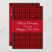 Rood, Landkerst, Pset, Vakantie Feestdagenkaart (Voorkant / Achterkant)