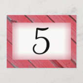 Rood-landnummer Roodbarnhout Briefkaart (Achterkant)