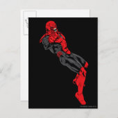 Rood lantaarnkorps - Rage Leaning 1 Briefkaart (Voorkant / Achterkant)