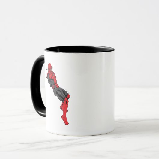 Rood lantaarnkorps - Rage Leaning 1 Mok (Voorkant links)