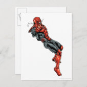 Rood lantaarnkorps - Rage Leaning 2 Briefkaart (Voorkant / Achterkant)