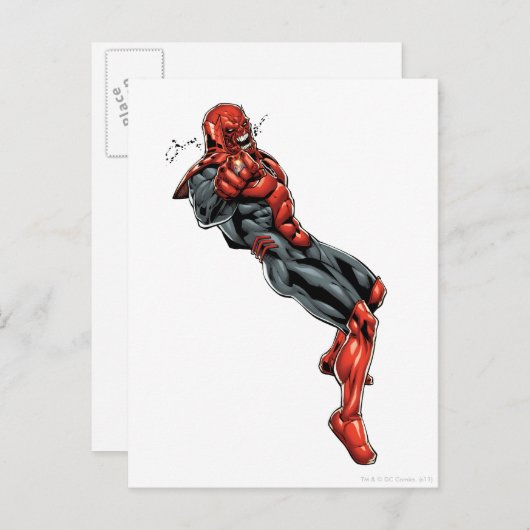 Rood lantaarnkorps - Rage Leaning 2 Briefkaart (Voorkant / Achterkant)