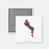 Rood lantaarnkorps - Rage Leaning 2 Magneet (Voorkant / Achterkant)