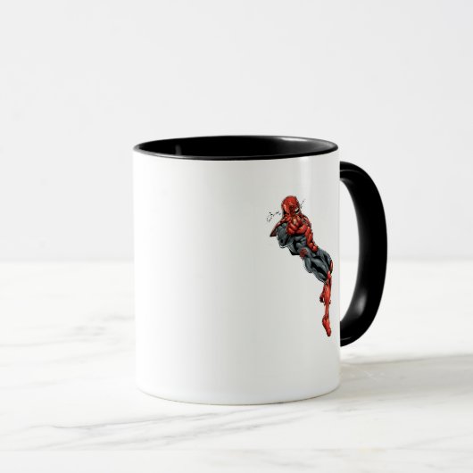 Rood lantaarnkorps - Rage Leaning 2 Mok (Voorkant rechts)