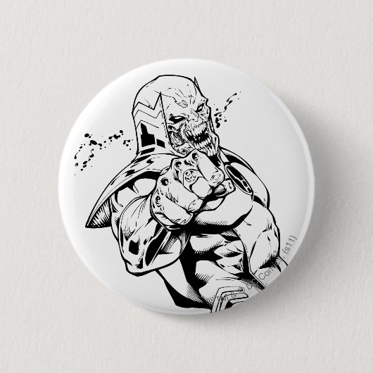 Rood lantaarnkorps - Rage Leaning 3 Ronde Button 5,7 Cm (Voorkant)