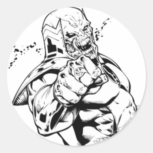 Rood lantaarnkorps - Rage Leaning 3 Ronde Sticker
