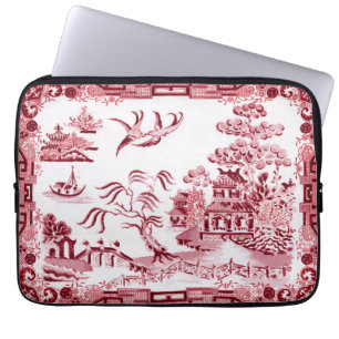 Rood Laptop van het Neopreen van de Wilg Sleeve
