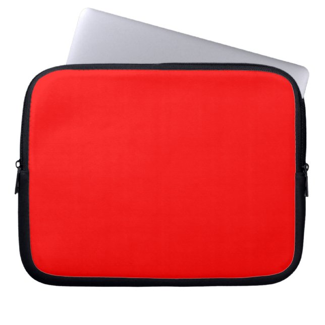 Rood laptophoes laptop sleeve (Voorkant)