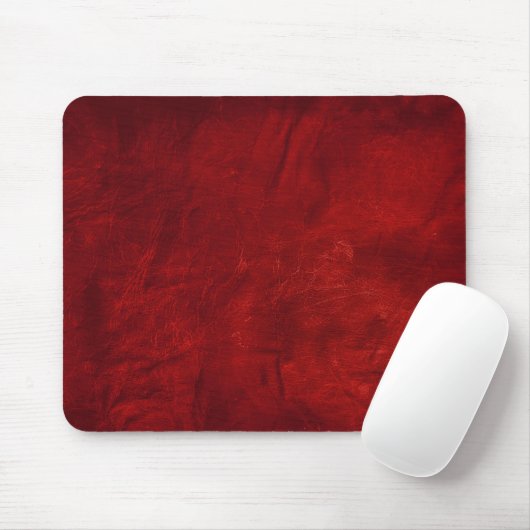 rood leder abstract muismat (Met muis)