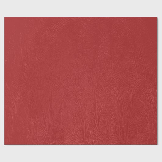 rood leder afdrukken cadeaupapier (Vlak)