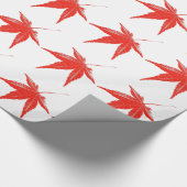 Rood leder cadeaupapier (Hoek)