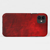 Rood leder Case-Mate iPhone case (Achterkant (horizontaal))