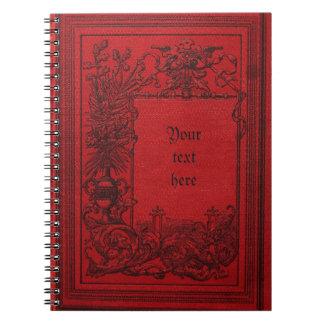 Rood leder Kijk Hoesje Gothic notitieboek