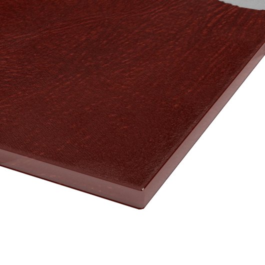 Rood leder, lederen achtergrond, Jouw naam Snijplank (Hoek)