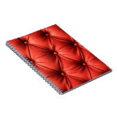 Rood leder, textuur notitieboek (Rechterzijde)