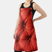 Rood leder, textuur schort (Insitu)