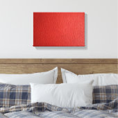 Rood lederen textiel canvas afdruk (Insitu (Slaapkamer))