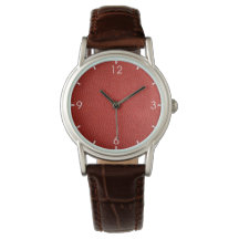 Rood lederen textiel