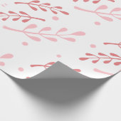 Rood lederpatroonpapier cadeaupapier (Hoek)