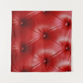 Rood leer: bekledingspatroon elegantie. wandkleed (Voorkant (horizontaal))