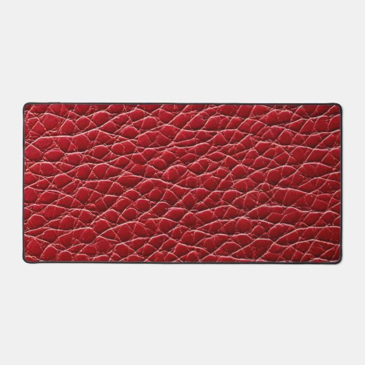 Rood leerpatroon bureaumat (Voorkant)