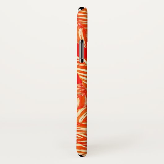 Rood lef botanische afdrukken Case-Mate iPhone case (Achterkant / rechts)