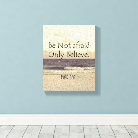 Rood Letter-citaten: niet te fraai bijbeltje Canvas Afdruk (Insitu (Houten vloer))