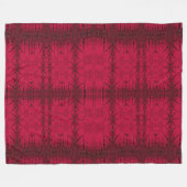 Rood licht 1 fleece deken (Voorkant (Horizontaal))