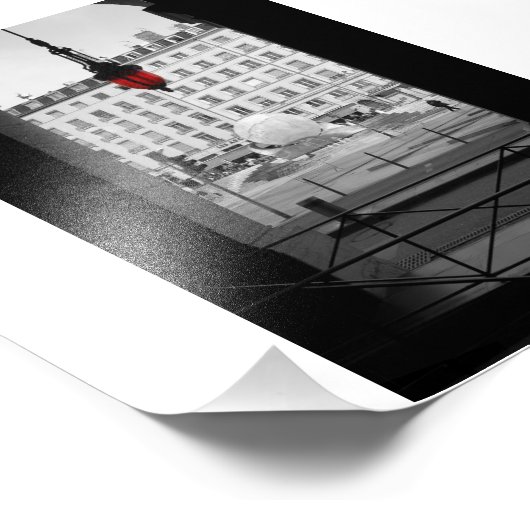 Rood licht 1 foto afdruk (Hoek)