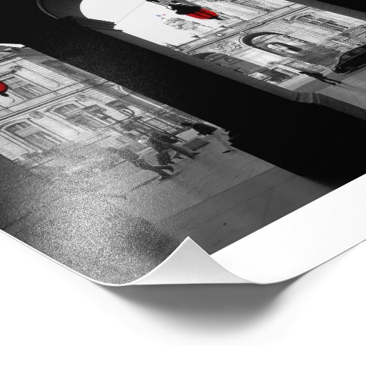 Rood licht 2 foto afdruk (Hoek)