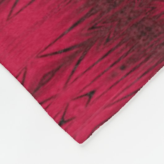 Rood licht 5 fleece deken (Hoek)