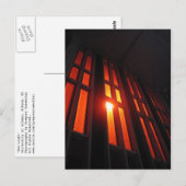 rood licht briefkaart (Voorkant / Achterkant)