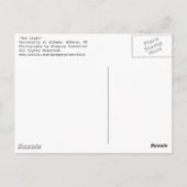 rood licht briefkaart (Achterkant)