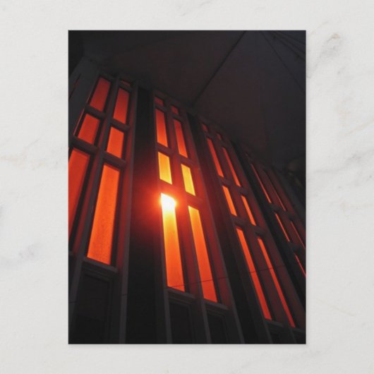 rood licht briefkaart (Voorkant)