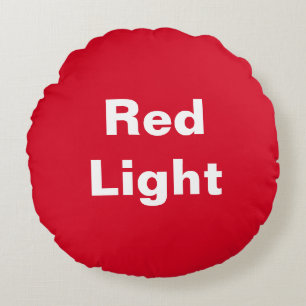 Rood Licht Groen Licht Kinder Spel Ronde Kussen