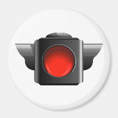 Rood licht voor Classroom Management / alles! Magneet (Voorkant)