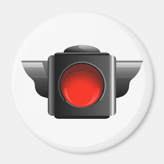 Rood licht voor Classroom Management / alles! Magneet (Voorkant)