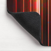 Rood lichtstreekpatroon muismat (Hoek)