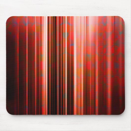 Rood lichtstreekpatroon muismat (Voorkant)