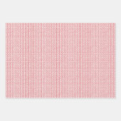 ROOD LIJN GEBREID Vlak Blad Verpakkend Document Inpakpapier Vel (Voorkant 3)