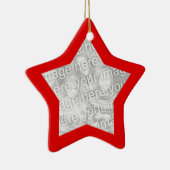 Rood Lijst Star Ornament (Rechts)