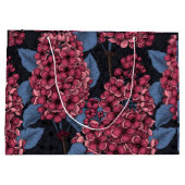 Rood lila op donkerblauw groot cadeauzakje (Achterkant)