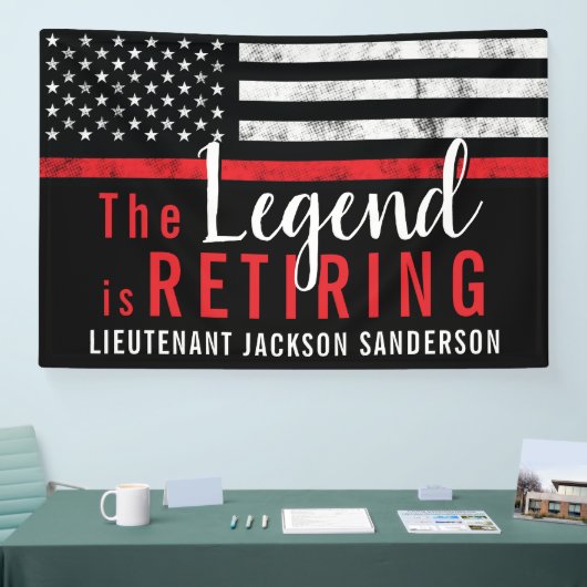  Rood Line Firefighter Retirement Party Spandoek (Beurs)